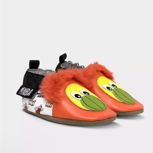 Robeez NBA Miami Heat Baby Shoes - Size 0-6 months - Picture 5 of 9